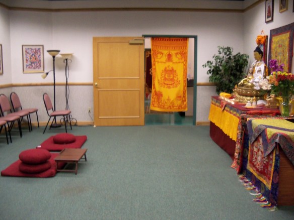 One of the rooms at the Reno Dharmakaya Center
